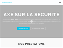 Tablet Screenshot of informatique-tissot.ch